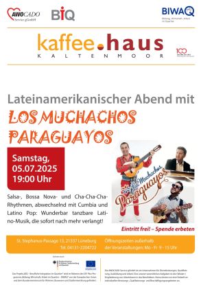 Plakat Los Muchachos Paraguayos web, © Luis Amarilla