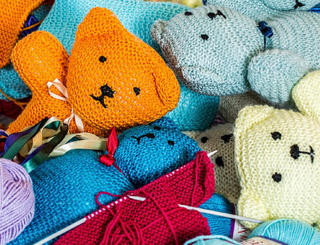 gehäkelte Teddybären