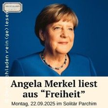 Angela Merkel liest aus "Freiheit"