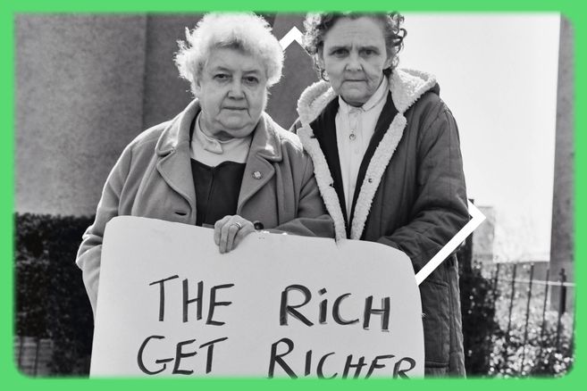 Franki Raffles, Activism and Protest, Pensioners protesting, Edinburgh. 1987-88 