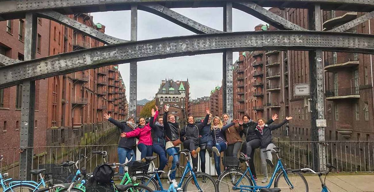 Fahrradtour, Hamburg Auskenner, Gruppe