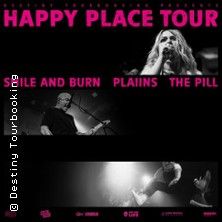 Poster der Happy Place Tour mit Smile and Burn, PLAIINS und The Pill.
