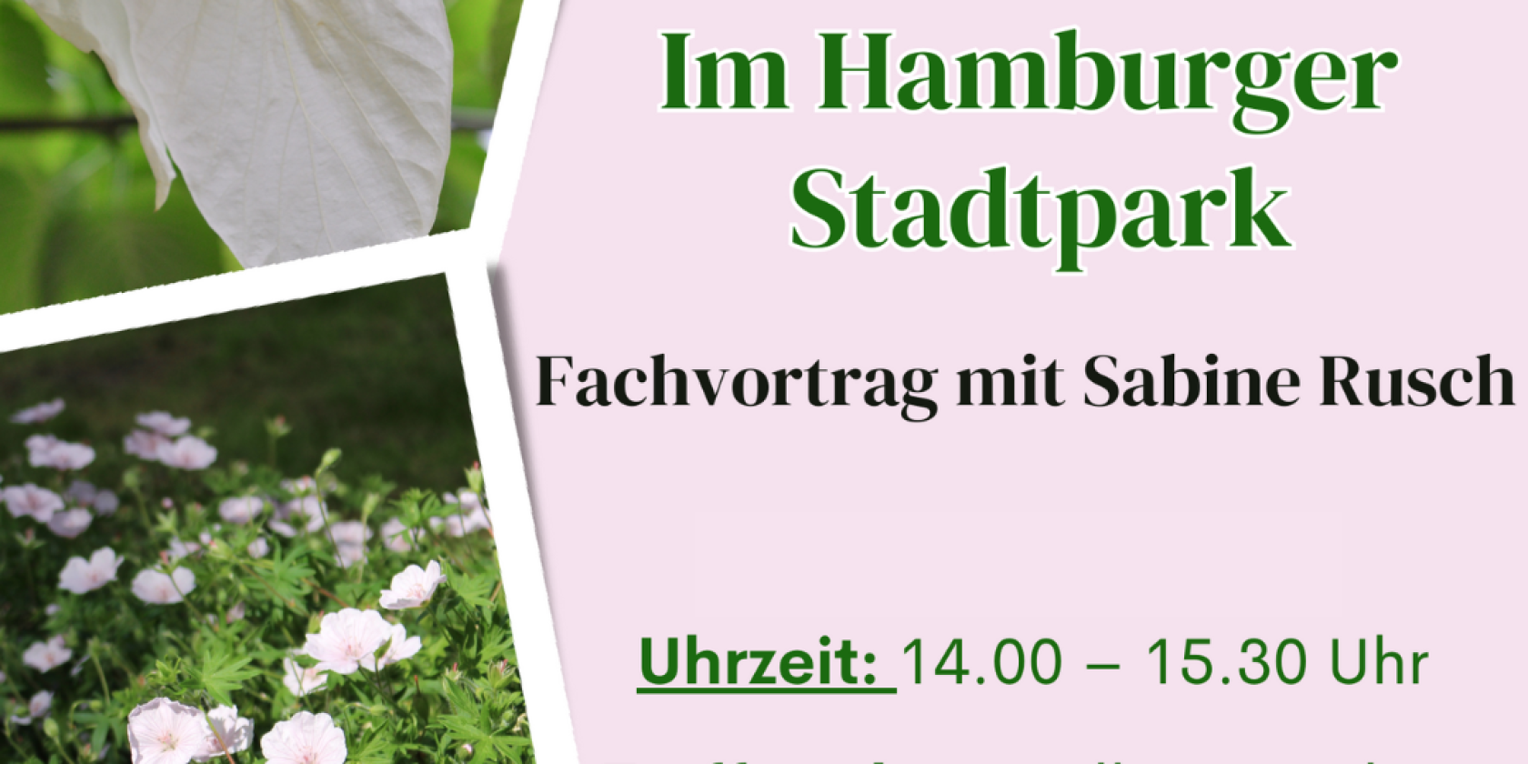 Gartenführung Hamburger Stadtpark, © Alina Kurowski