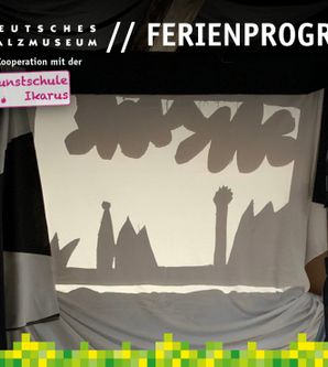 Leinwand mit Schattentheater