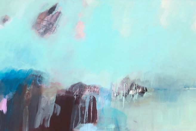 Bild new horizons von Anja Witt in Acryl auf Leinwand