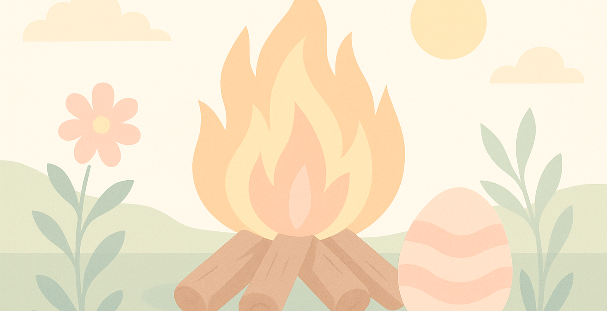 Symbolbild für ein Osterfeuer