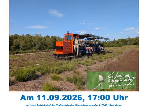 Lok mit Loren im Himmelmoor