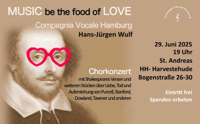 2025 Plakat Entwurf Shakespeare Quer, © Compagnia Vocale