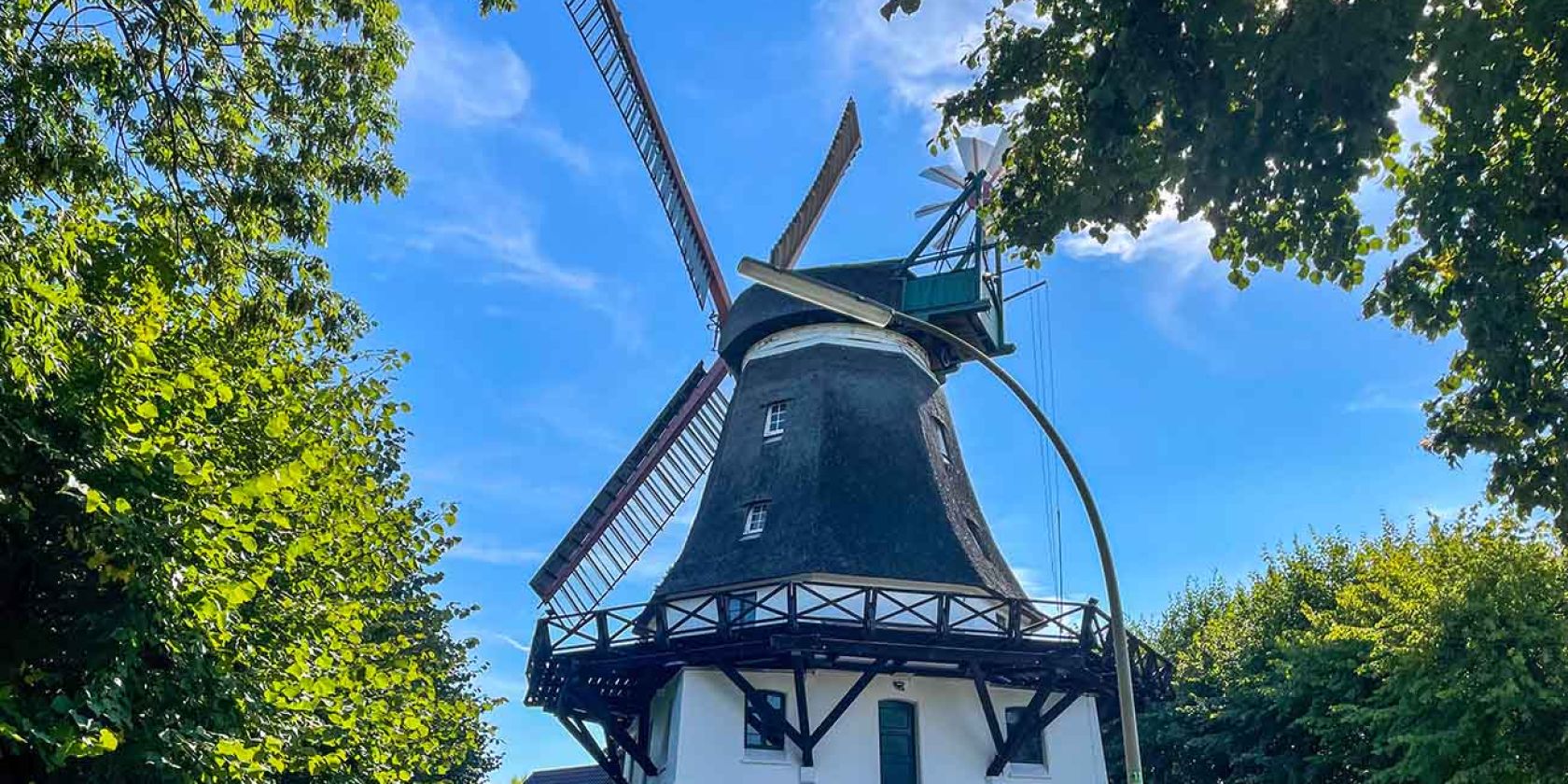 Windmühle Johanna, Wilhelmsburg, © Sebastian Weber, Rosinenfischer