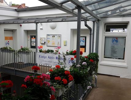 Eingangsbereich Treffpunkt LAB Altona