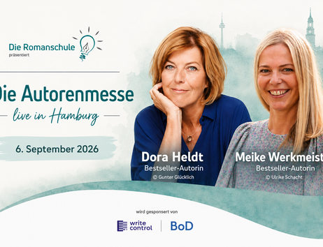 Komm zur Autorenmesse 2026 mit Dora Heldt, Meike Werkmeister und nimm an mitreißenden Workshops zum Schreiben teil.