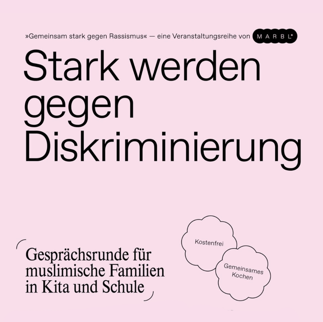 STARK WERDEN GEGEN DISKRIMINIERUNG – Gesprächsrunde für muslimische Familien