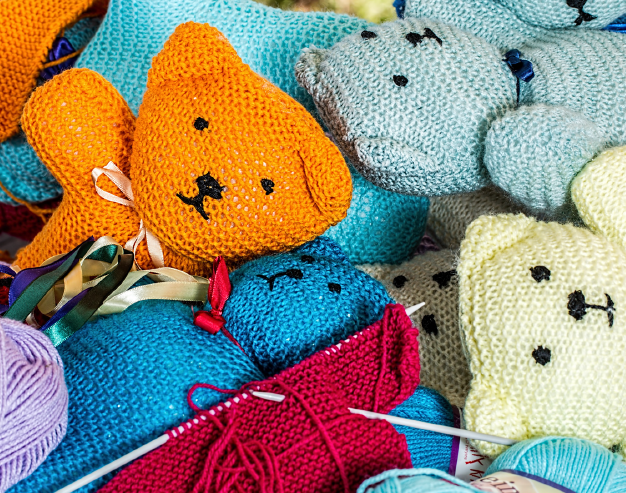 gehäkelte Teddybären