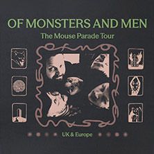 Poster der Band Of Monsters And Men für die Mouse Parade Tour in UK und Europa.