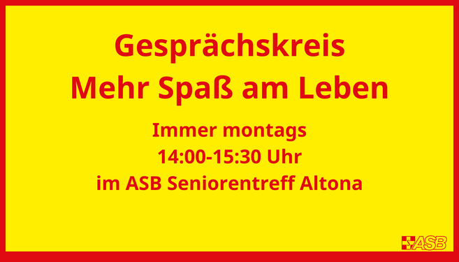 Gesprächskreis Mehr Spaß am Leben