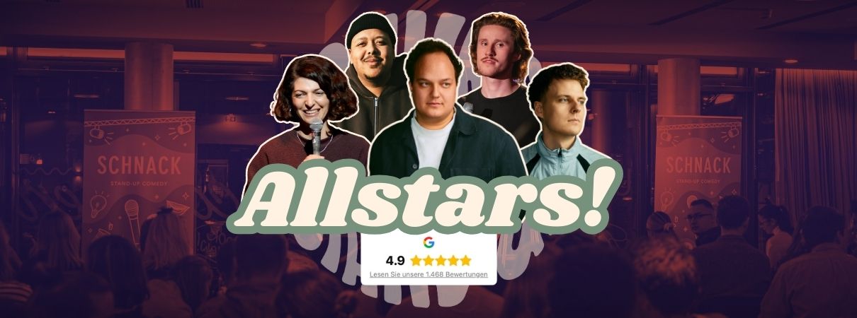 Hamburgs beliebtester Comedy Club, präsentiert die besten Comedians des Landes!