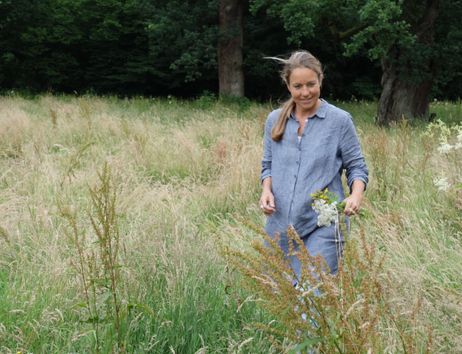 Daniela Wolff im Feld