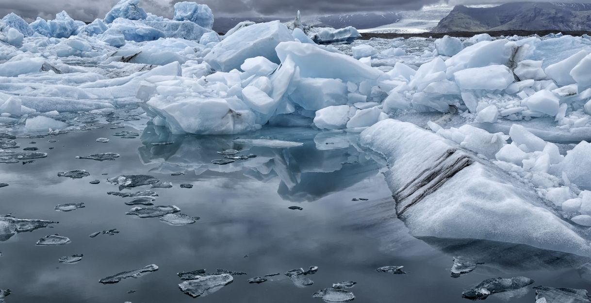 Schmelzende Eisberge