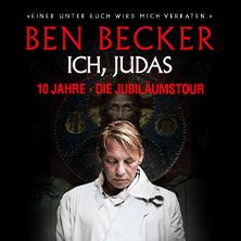 Plakat für Ben Beckers Jubiläumstour 'Ich, Judas'.