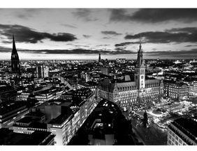 Hamburg zur blauen Stunde