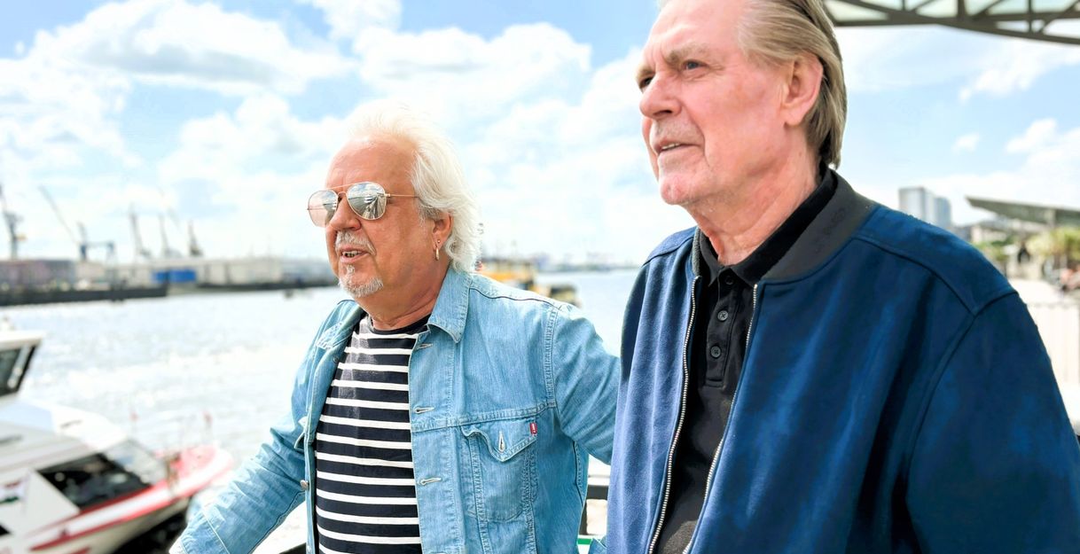 Gerd Rudschuck und Dieter Voigt, die Gründer des Bandprojekts HERRENGREY