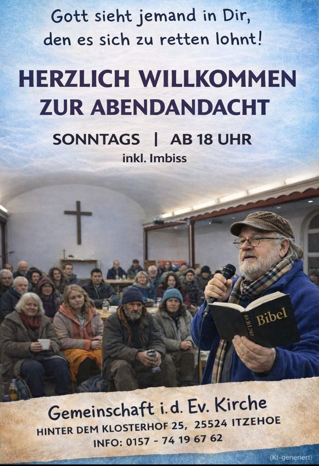 Flyer Abrndandacht Grüner Zweig