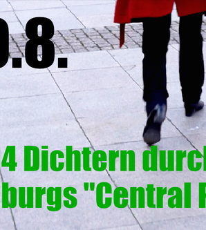 Spaziergängerin in der Stadt