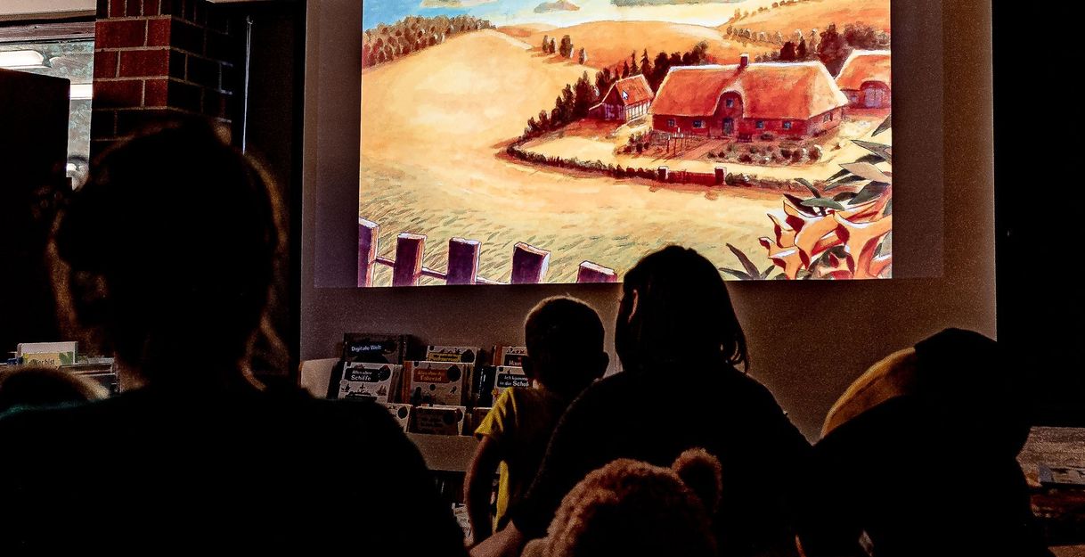 Bilderbuchkino in der Bibliothek