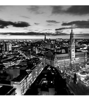 Hamburg zur blauen Stunde