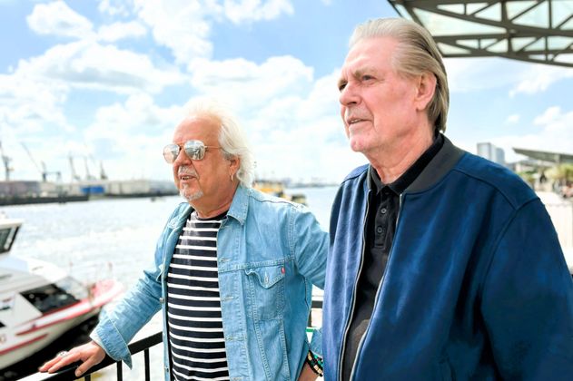 Gerd Rudschuck und Dieter Voigt, die Gründer des Bandprojekts HERRENGREY
