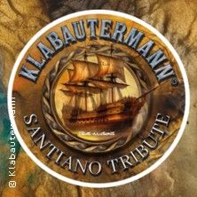 Logo der Klabautermann Santiano Tribute Show mit einem Segelschiff.
