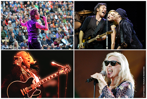 Peter Maffay, Bruce Springsteen, B.B. King und Debbie Harry (Blondie) live on Stage 