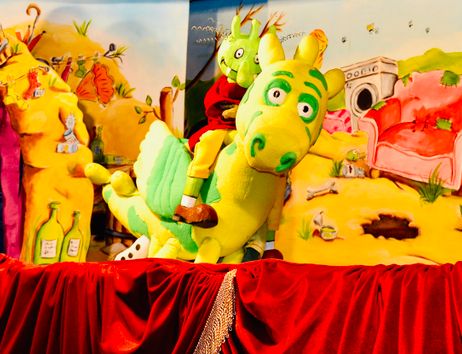 Olchi mit Drache Feuerstuhl