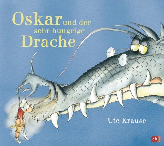Drache hat Oskar vor seiner Nase und starrt ihn an
