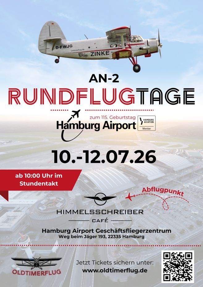 AN-2 Rundflugtage Hamburg 10. - 12. Juli 2026