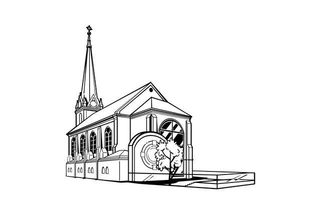 Grafik der Kirche St. Nicolaus