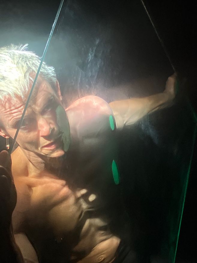 Excerpt from Cassils' performance Incontrovertible Being.