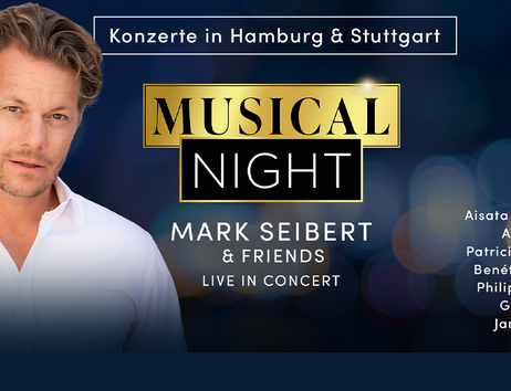 Werbung für ein Konzert mit Mark Seibert und anderen Künstlern.