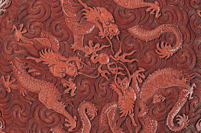 Rote Drachen.