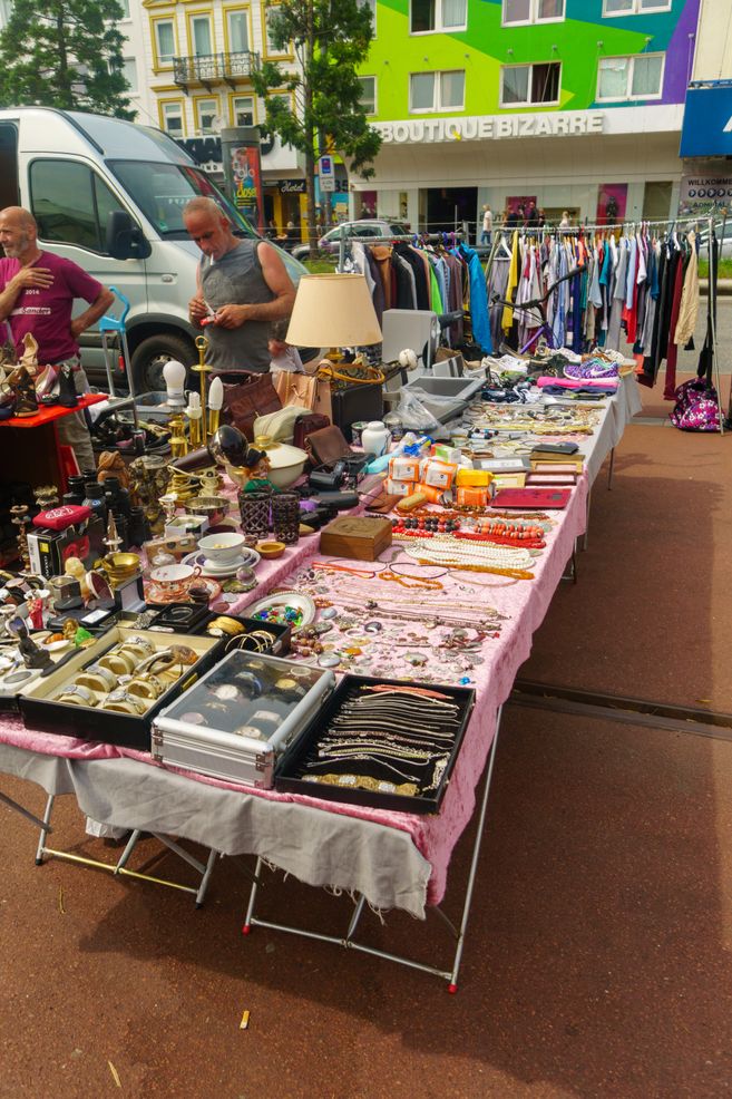 Flohmarkt auf dem Spielbudenplatz