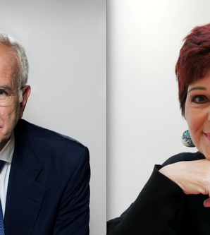 Harald Schmidt und Bernadette Schoog