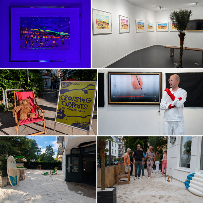 STRANDGALERIE VIERCKE | BEACHPARTY INSTALLATION