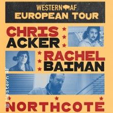 Poster der WESTERN AF European Tour mit Chris Acker, Rachel Baiman und Northcote.