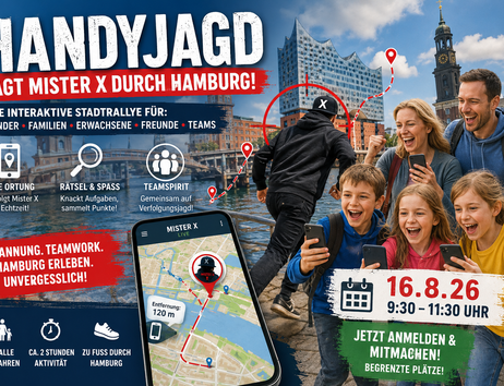 Mister X Handyjagd durch Hamburg