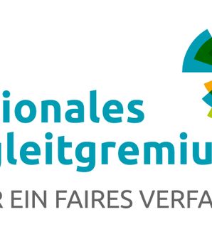 Logo: Nationales Begleitgremium. Für ein faires Verfahren.
