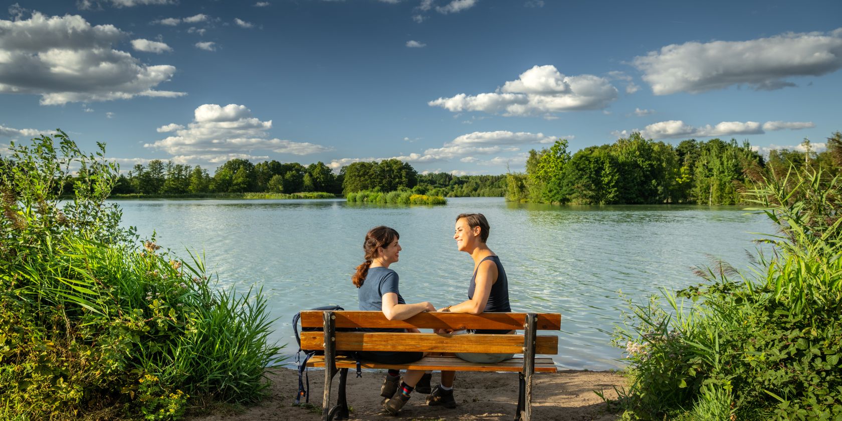 Pause an den Meissendorfer Teichen, © Lüneburger Heide GmbH/Dominik Ketz