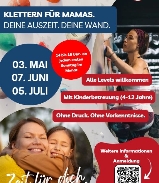 Flyer: Klettern für Mamas