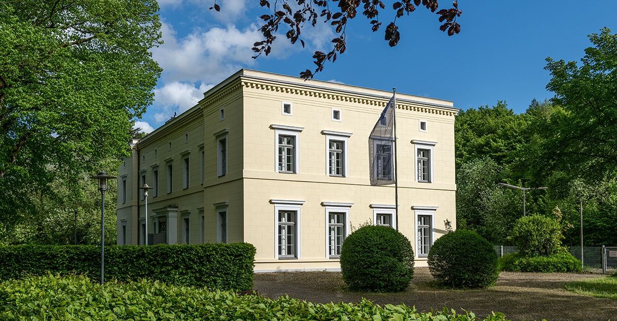 Der Historische Bahnhof Friedrichsruh, ein neoklassistischer Bau