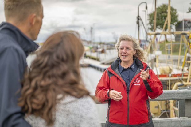 Moin in Büsum - Begrüßung durch die Büsumer Gästelotsen, © Foto Oliver Franke