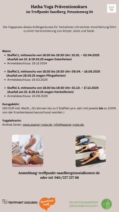 Yogakurs _ Saselberg_Flyer, © Andrea Saner